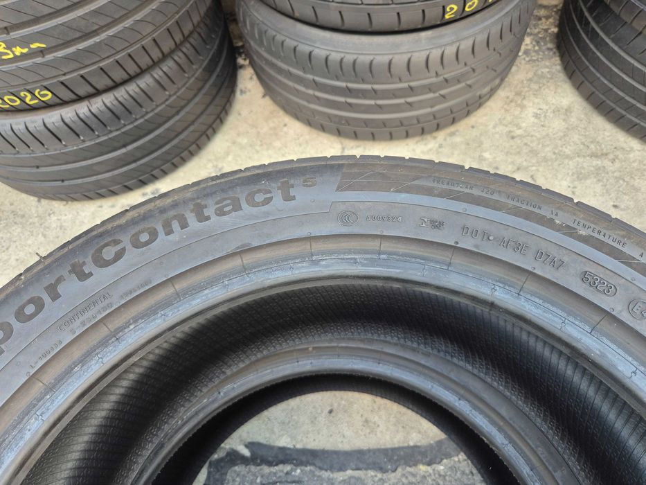 2 Anvelope VARA - 255/45/19 100V XL - Continental Sport Contact 6 - CA UNELE NOI - DOT 2024 !