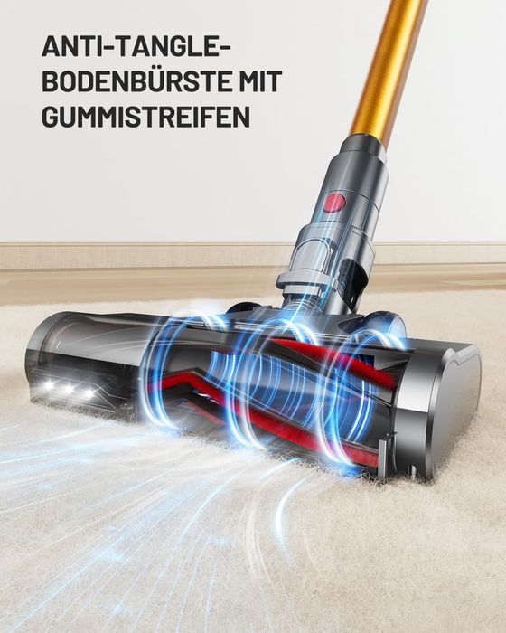 Акумулаторна, мощна Прахосмукачка Всмукателна мощност 45000Pa/550W