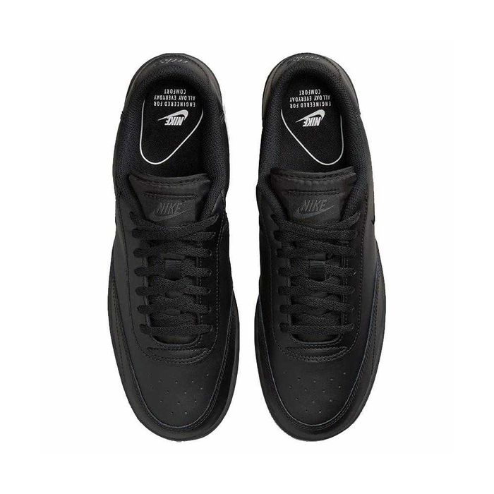 NIKE ! Кожаные Кеды Черные ! Размер 44 !