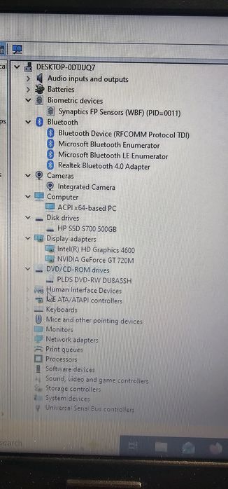 Laptop Lenovo, SSD 500 gb, Video GeForce GT 720M