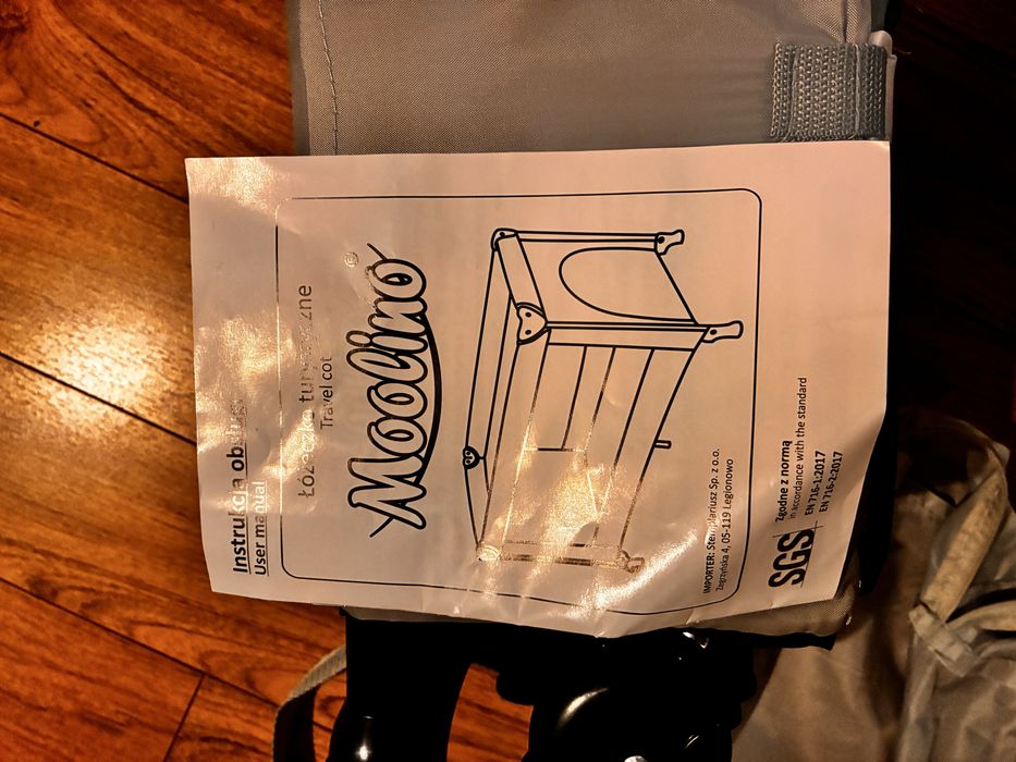 Pat pliabil pentru copii Moolino