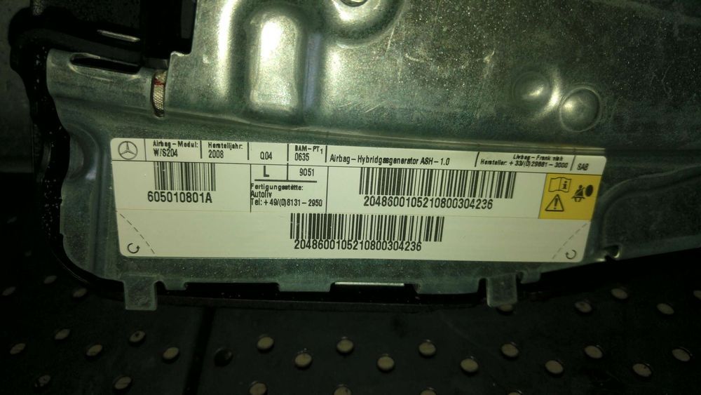 Airbag scaun stanga mercedes c class w204 605010801a