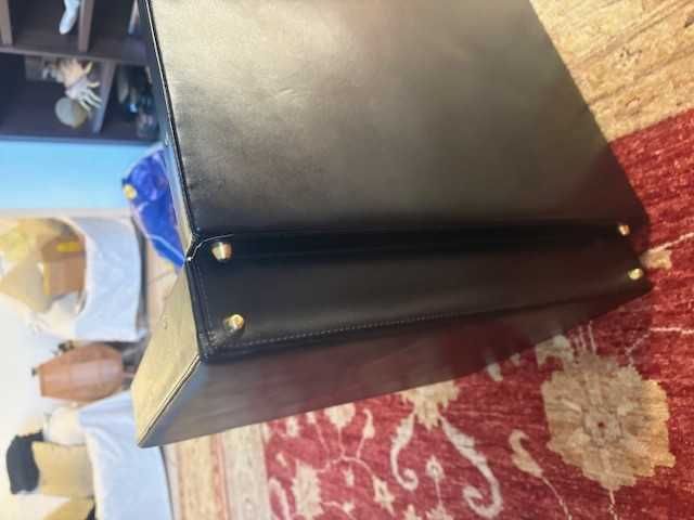 Geanta diplomat noua piele naturala incuietori cifru