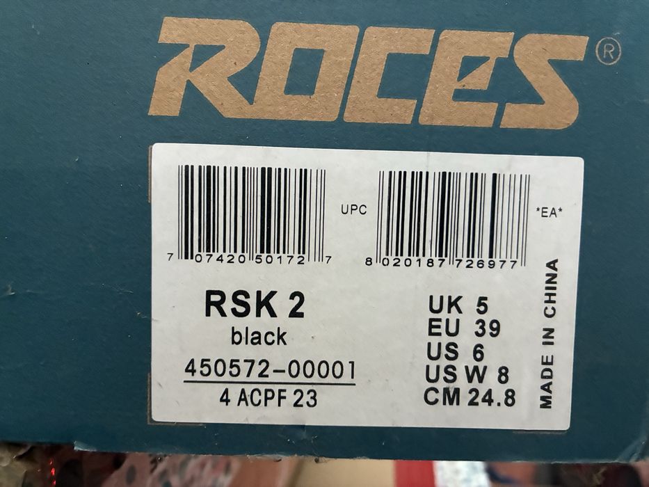 Patine de hochei Roces RSK 2 NOI. Marimea 39/ 24.8cm