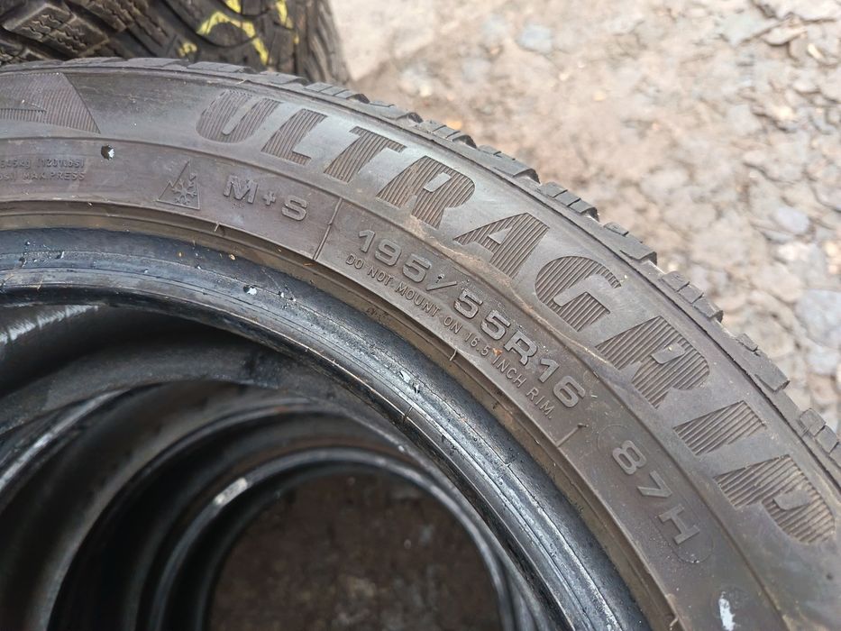 Anvelope MS iarna 195 55 16 Goodyear 2021 7mm
