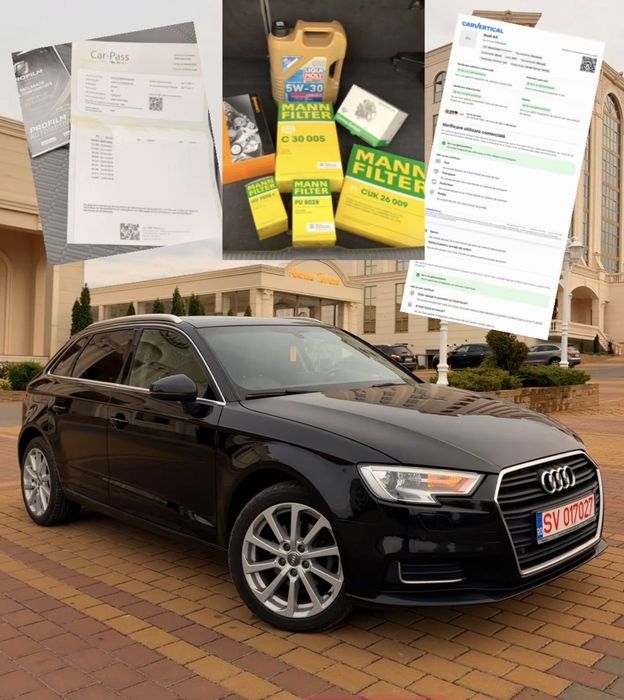 Audi A3 1,6 TDI SPORTBACK EU6 fără Adblue 215.000km CARPASS