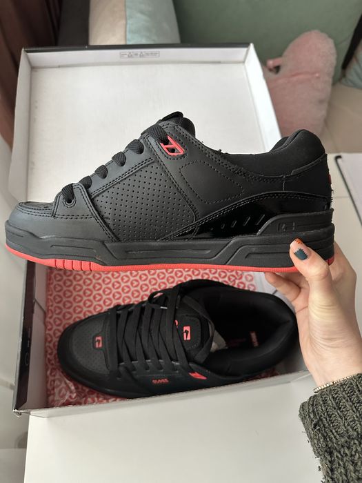 Adidasi skate - black/red - barbati, masura 46