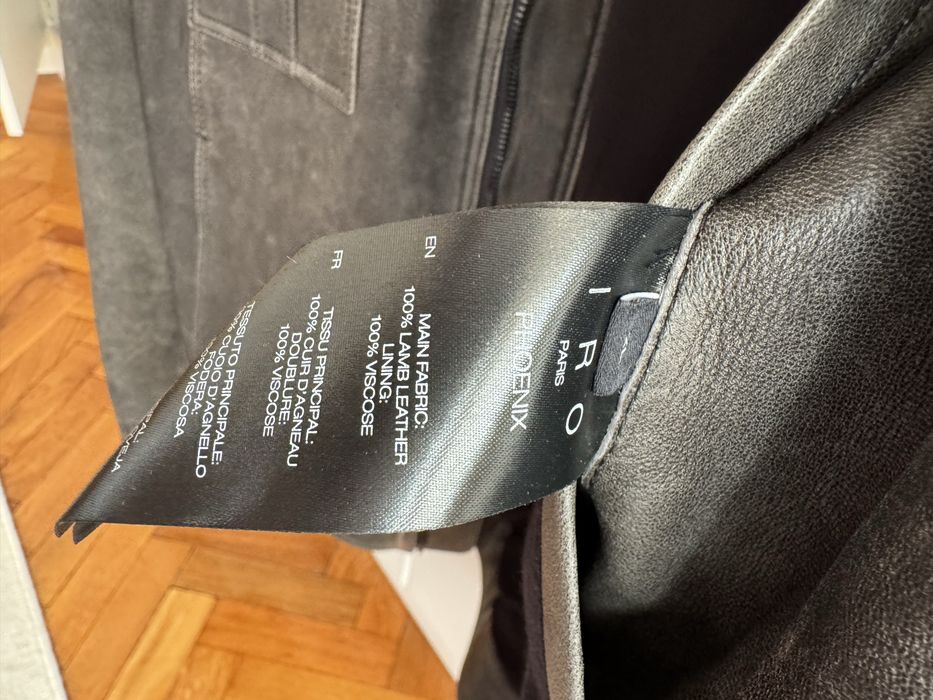 Geaca de piele IRO Paris XL noua