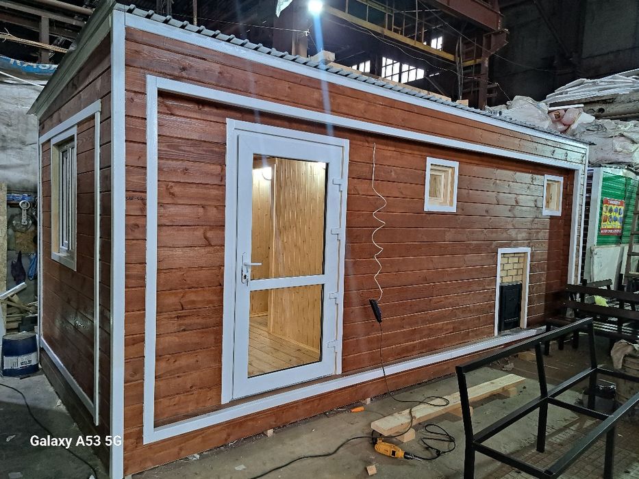 Мобильные бани,беседки