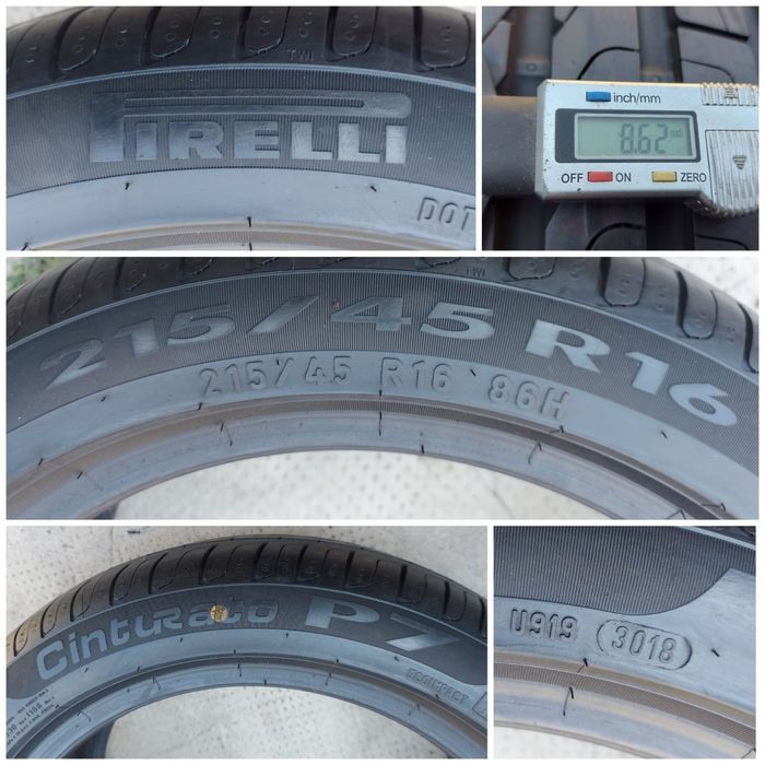 O bucată 215/195 55/45 R16 vară - una Pirelli Falken Hankook