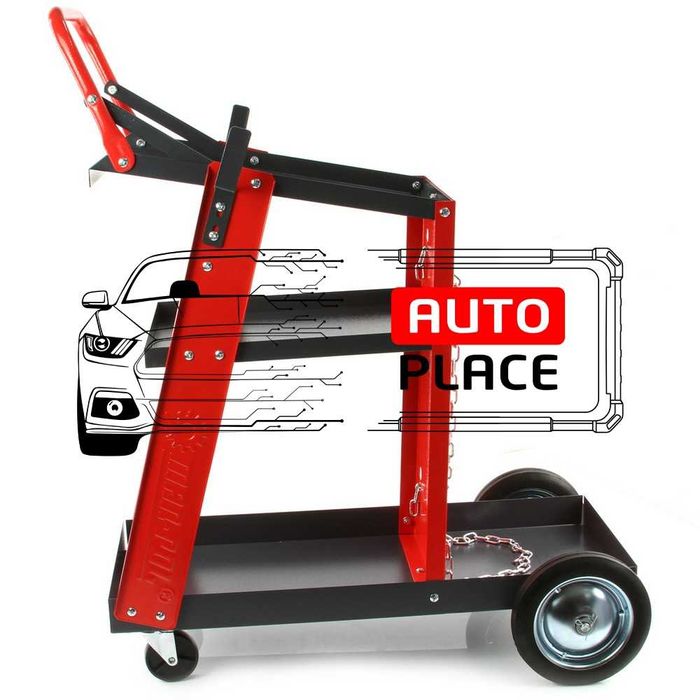 Количка за заваръчни апарати – електрожени до 60 кг Mar-Pol