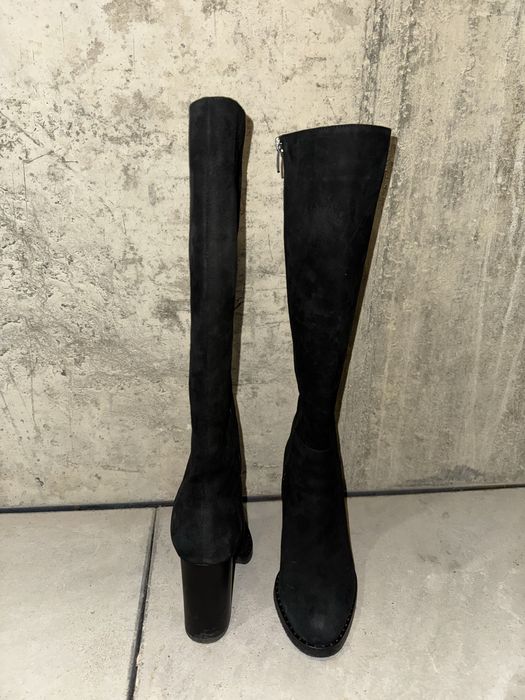 Дамски ботуши естествен велур Gianni