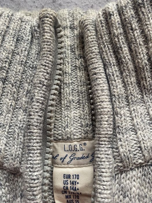 Zip up пуловер, next пуловер, бял пуловер с яка