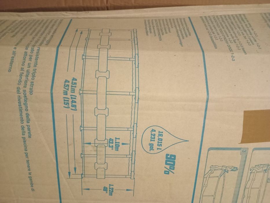 Piscina Bestway Steel Pro Max 4.57 x 1.22 m