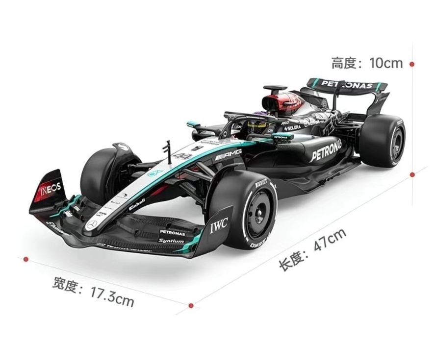 Модель болида Формула 1 Mercedes AMG W15 на радиоуправлении