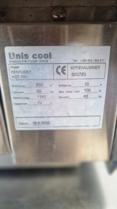 Чешка топла витрина