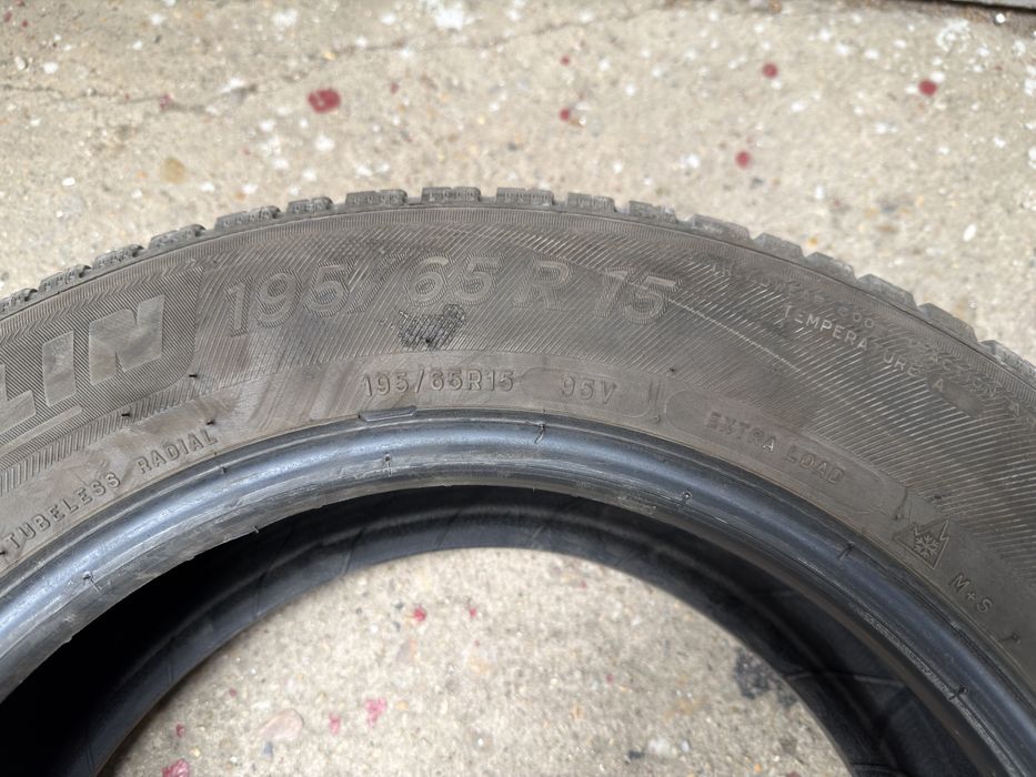 Set 4 anvelope Michelin 195 65 15 allseson 2021 profil 4 mm