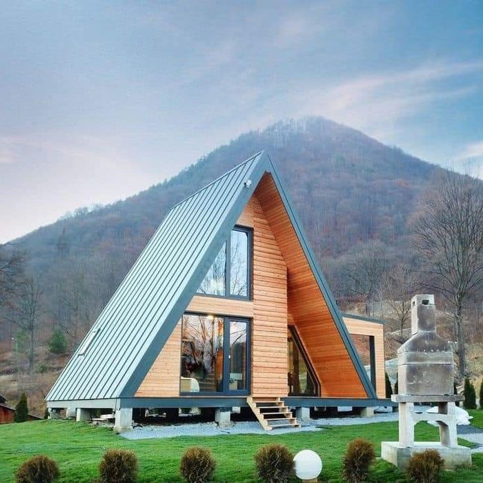 Cabane din lemn A-frame