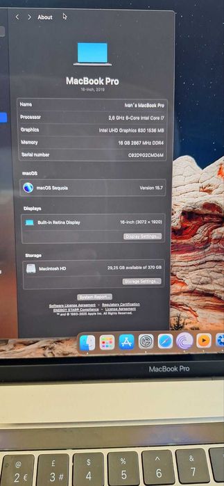 Apple MacBook Pro 16"  04233-25