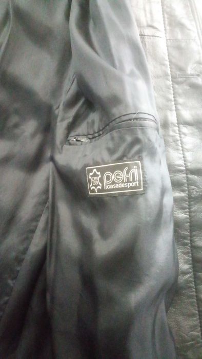 Дамско кожено манто палто Тренчкот Естествена кожа