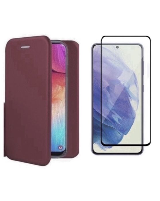 Samsung A16/A17/A26/A36/A56 Husa Carte Piele Eco + Folie Sticla Devin