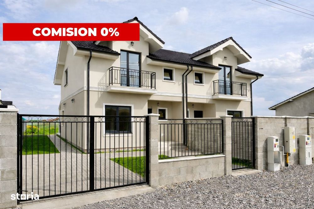 Comision 0% Duplex cu 4 camere si 2 bai - 96 mp - Mosnita