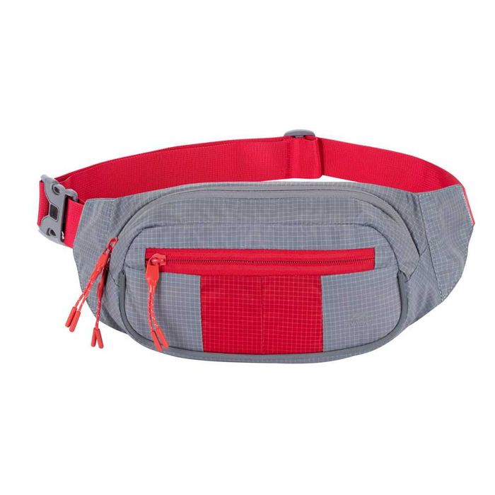 ^Поясная сумка RIVACASE 5215 grey/red Waist bag for mobile devices /12
