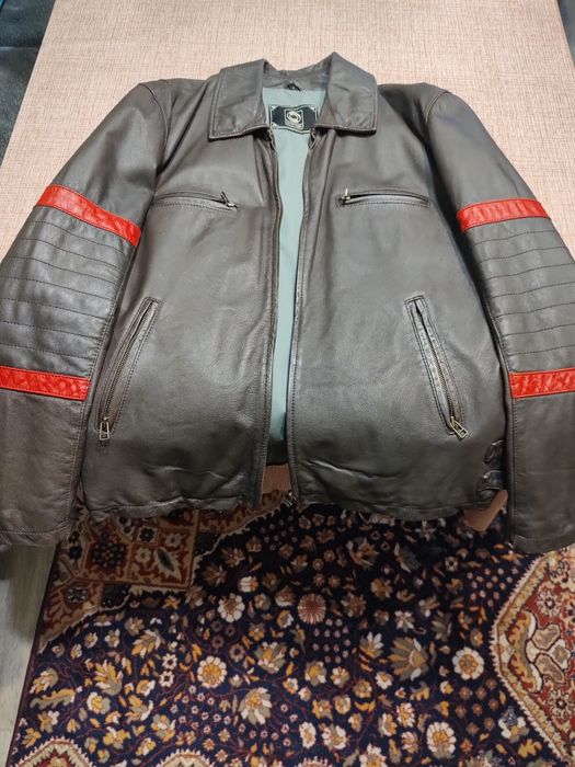 Мъжко кожено яке размер L