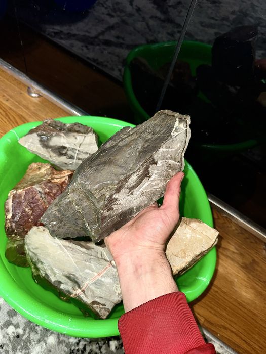 Камни для аквариума отборные, грот пень укрытие для рыбок