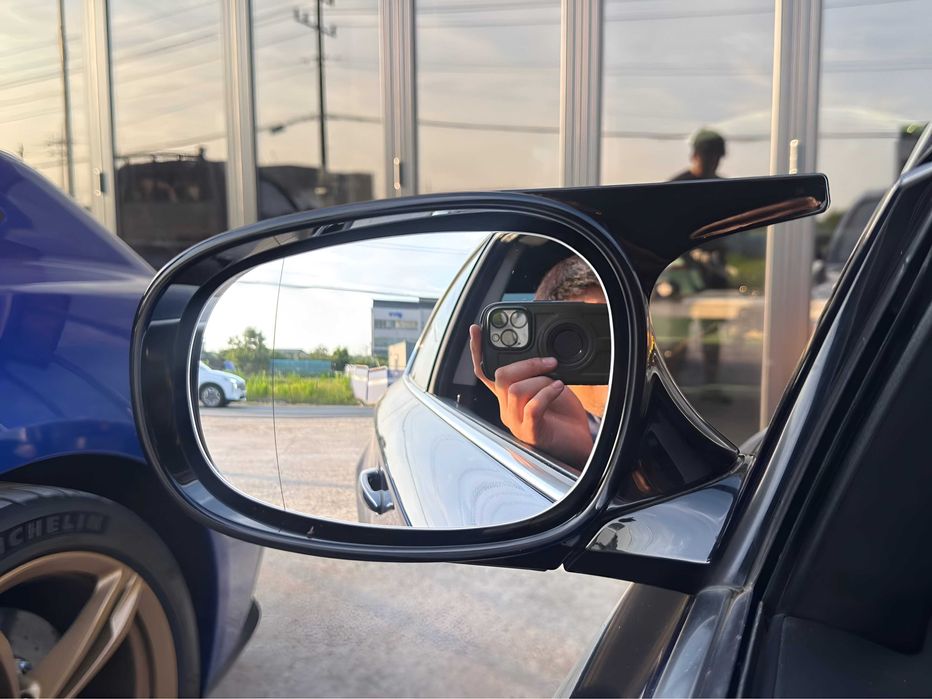 Гаранция! Черни Batman Капаци за Огледала за BMW E81 E87 E90 E91 E92