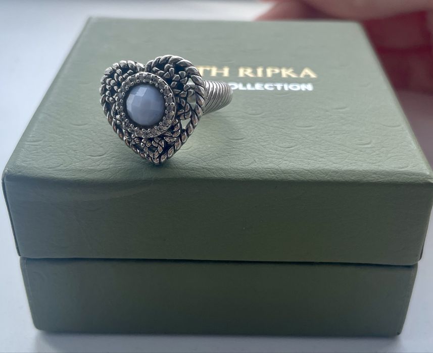 Inel Judith Ripka din argint 925 în formă de inimă