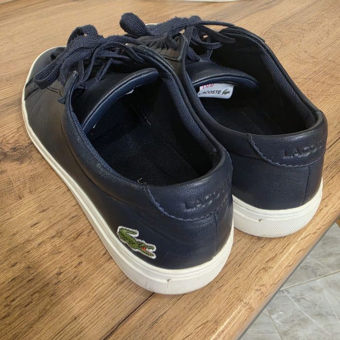 Кеды кожаные Lacoste