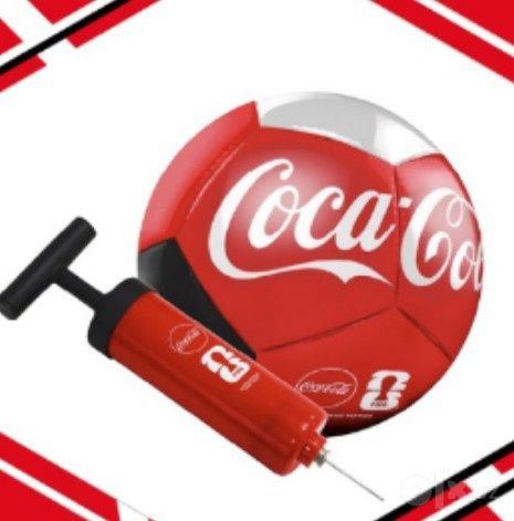 Coca Cola футбольный мяч+насос