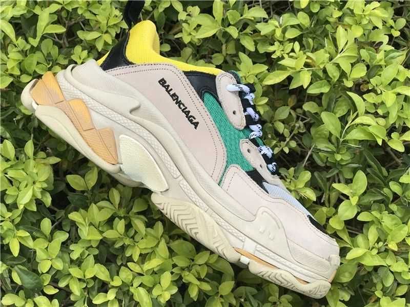 Balenciaga Triple S - Grey/Tan/Olive