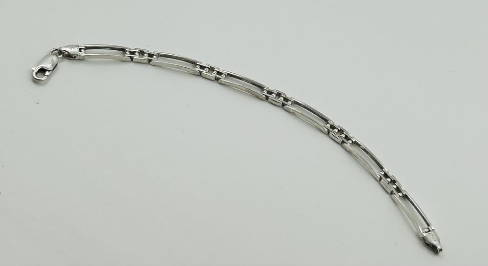 Сребърна италианска гривна