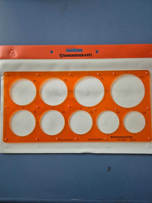 Oferta ! Set 5 buc. Sabloane de desen tehnic Standardgraph. Germania