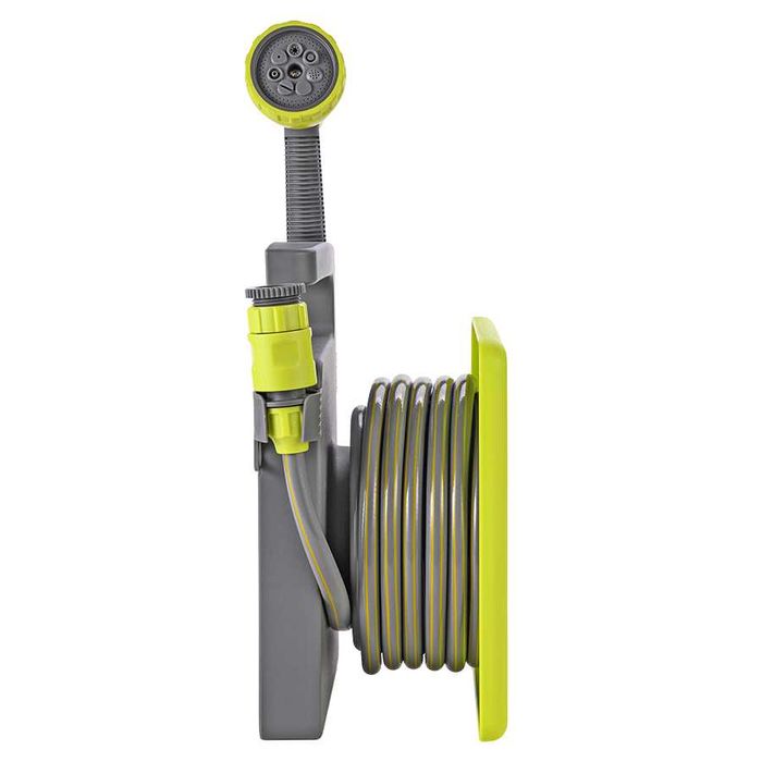 Макара за маркуч HERLY, к-кт маркуч 10м 5/16"+ Пистолет и Конектори