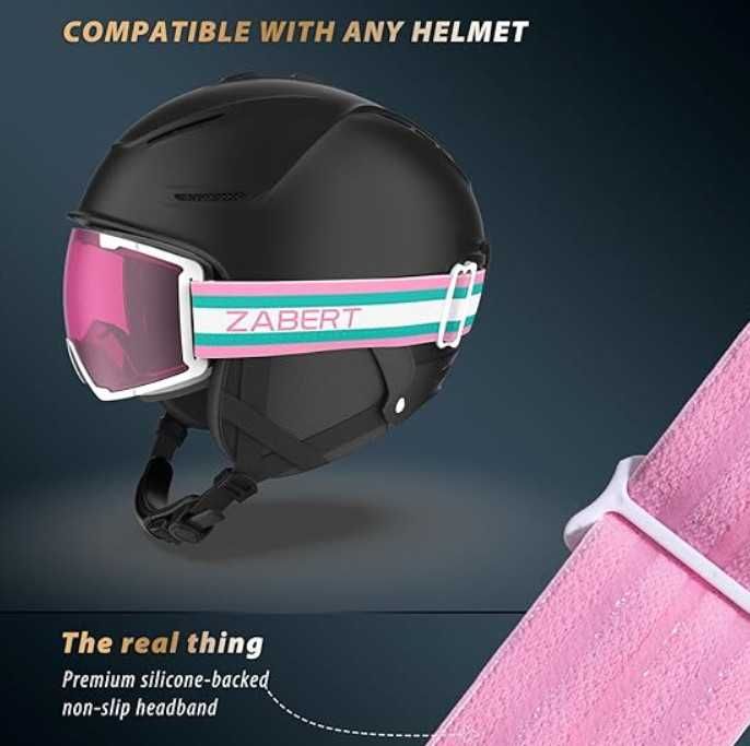 Ски очила ZABERT OTG, дамски ски очила за ски и сноуборд