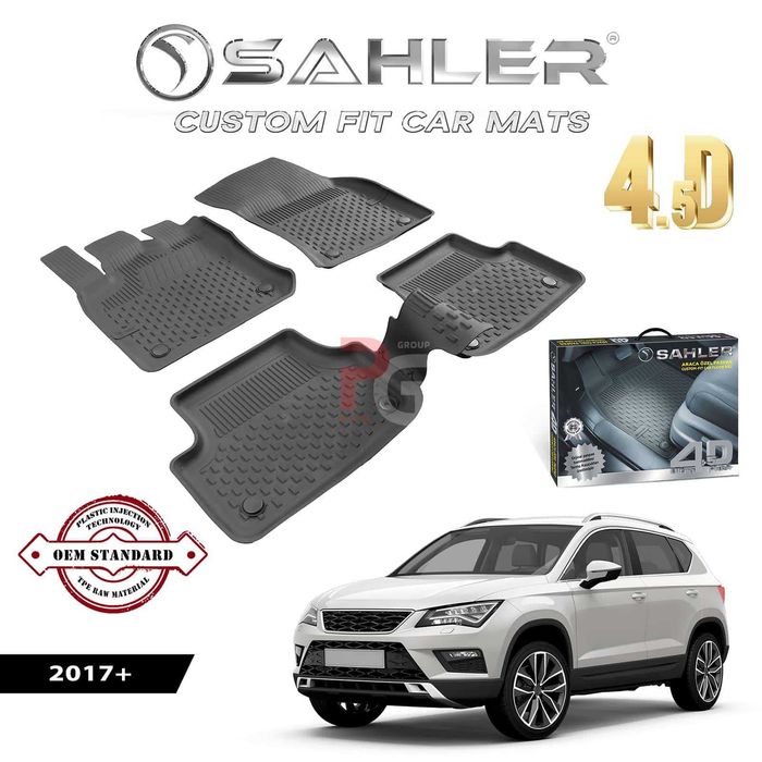 Гумени стелки за Seat Ateka 2017+ /Сеат Атека /