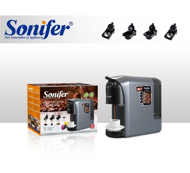 Новая капсульная кофемашина Sonifer SF 3579 4in1 Dolge gusto Nespresso