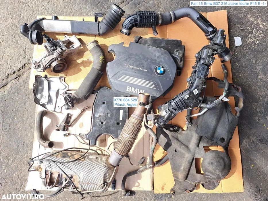 Anexe motor pompa apa capac motor galerie admisie furtune aer conducta lichid racire bmw 216 active tourer F45 B37