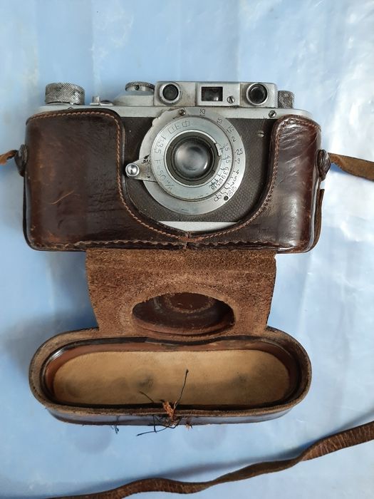 Фотоаппарат советский фэд1 НКВД СССР пленочный и доп детали