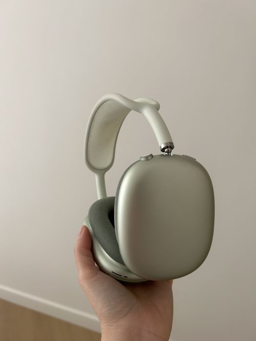 AirpodsMax наушники фисташковые