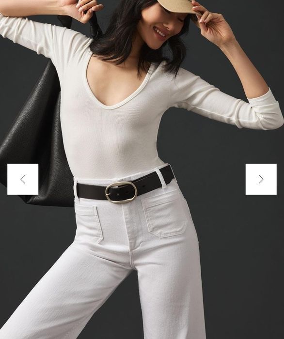 Pantalon cu crac larg