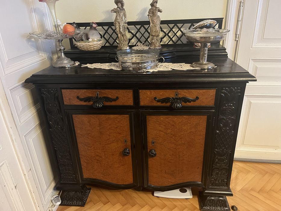 Mobilier sufragerie vintage 3 piese mari + masa cu 8 scaune