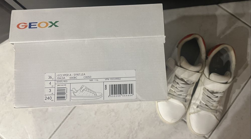 Pantofi sport fete Geox 36