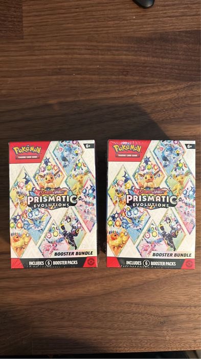 Pokemon Prismatic Evolutions booster bundle