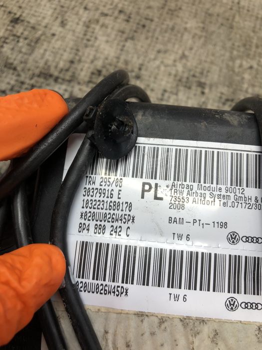 airbag scaun dreapta fata audi a3 8p 2009