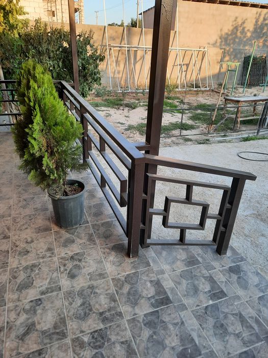 Ворота навес решетка перила лестница