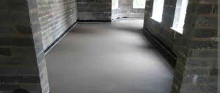 Стяжка пола, бетонные полы